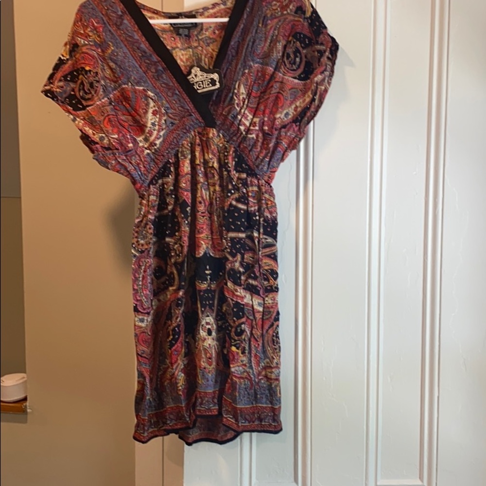 Flowing short summer dress